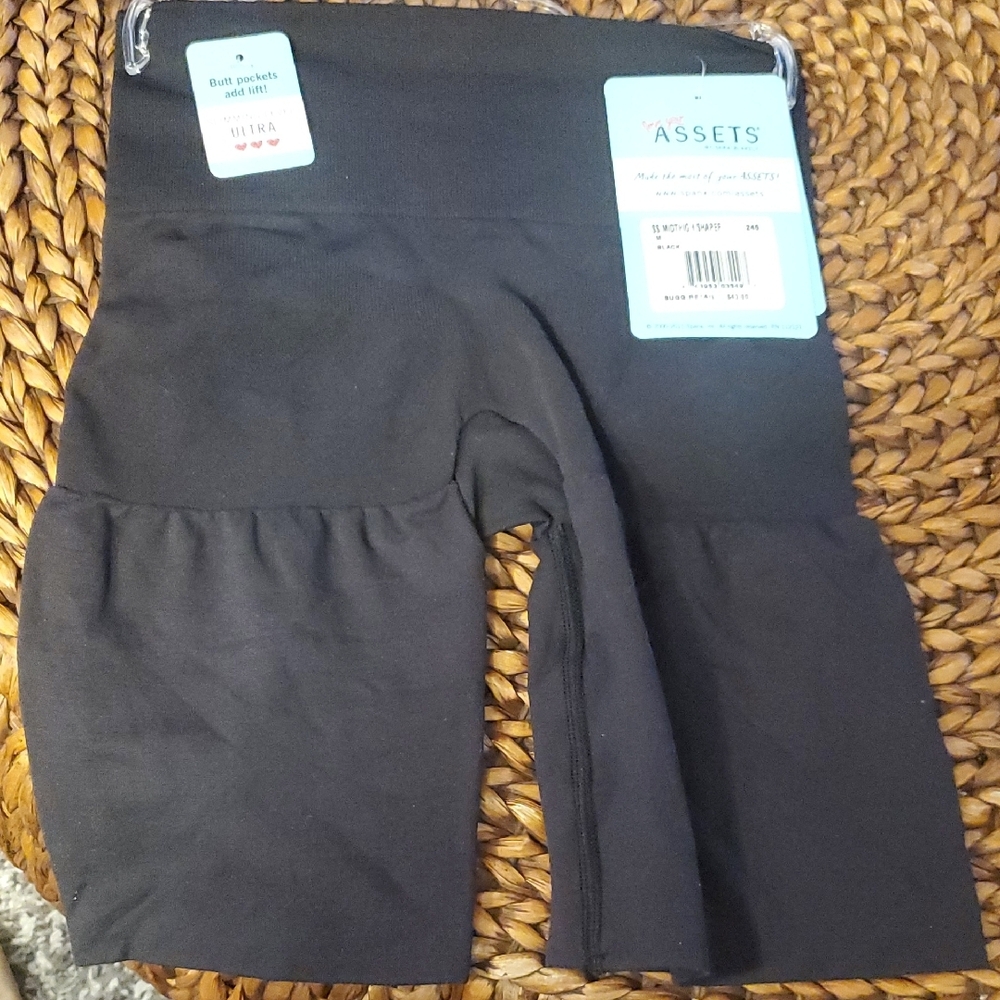 Black Mid Thigh Shaper-love Your Assests By SPANX